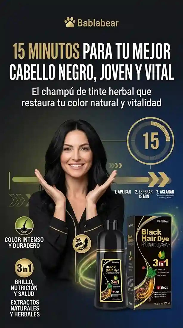 Shampo cubre canas