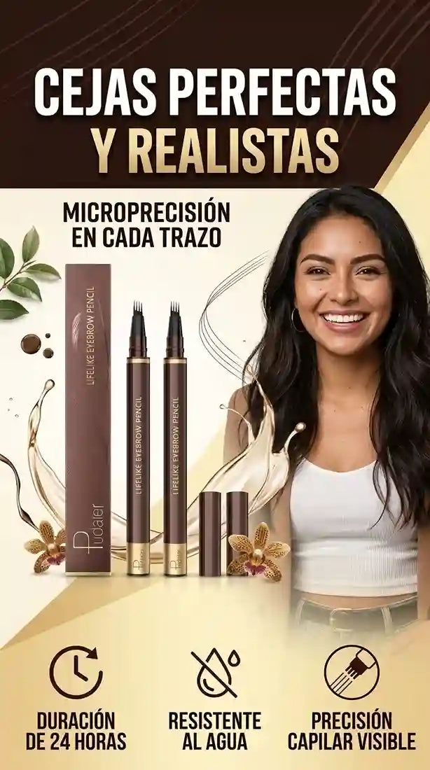 Lapiz Microblandig Para Cejas Y Barba